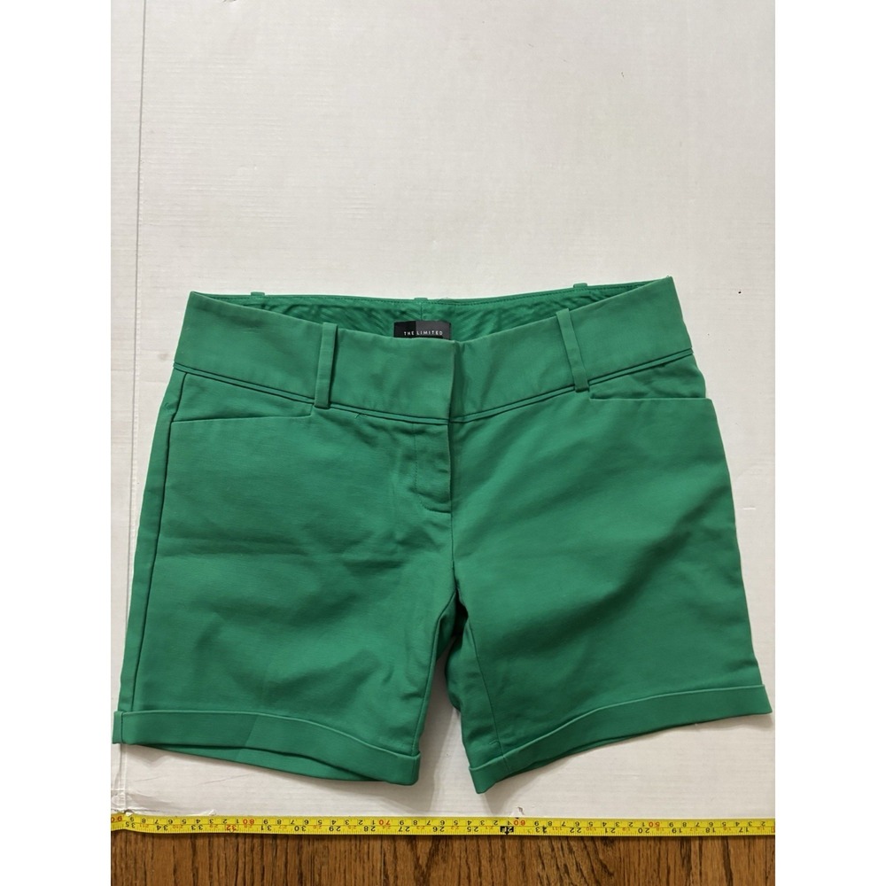 The Limited Sz 0  Emerald Green  6 Inch Inseam